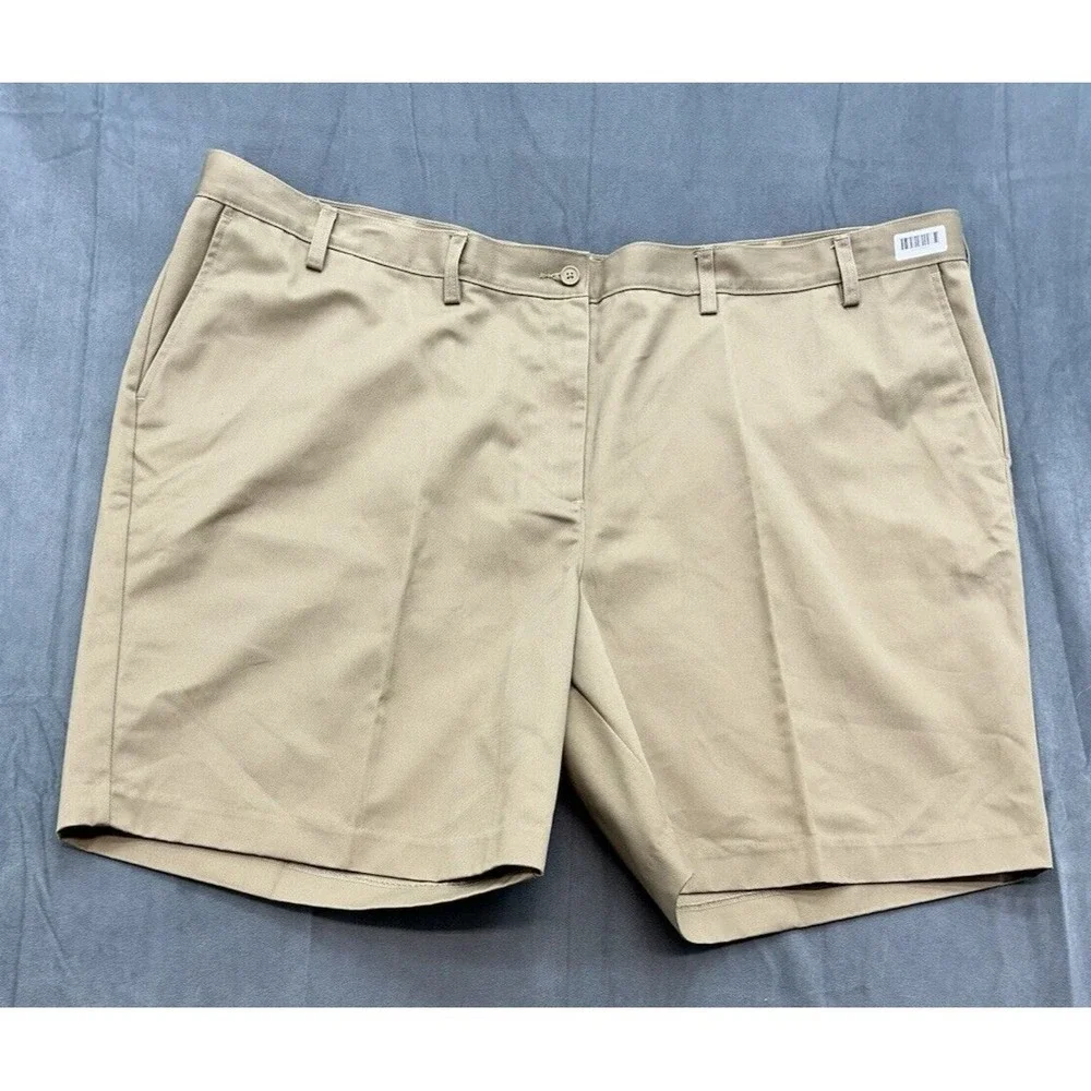 NEW Edwards Khaki Casual Shorts Uniform Womens Size 26 Pockets Pleated